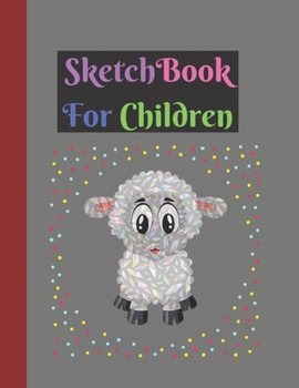 Sketchbook: Cute Large Cute 160 Pages Multicolor Diamond Sheep Design Gifts Sketchbook for Kids . Perfect for Kids