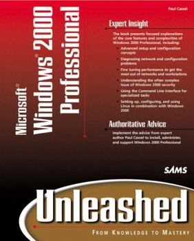 Paperback Microsoft Windows 2000 Professional Unleashed [With Windows 2000 and Web Utilities] Book