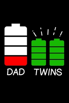 Paperback Dad Twins: Dot Grid Notebook (6x9 inches) with 120 Pages Book