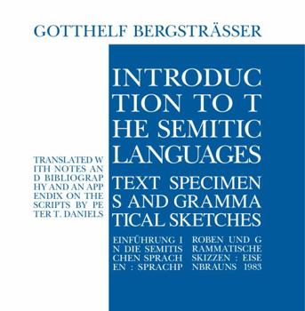Paperback Introduction to the Semitic Languages: Text Specimens and Grammatical Sketches Book