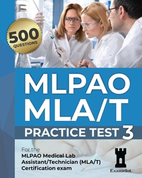 Paperback MLPAO MLA/T Certification Exam: Practice Test 3 Book