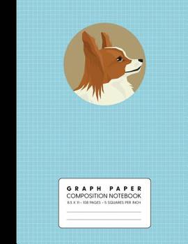 Paperback Graph Paper Composition Notebook: Papillon - Quad Ruled 5 Squares Per Inch for Math & Science Book