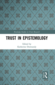 Paperback Trust in Epistemology Book