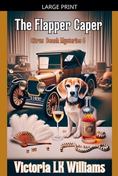 Paperback The Flapper Caper [Large Print] Book