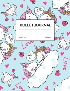 Bullet Journal: Simple Unicorn Dot Grid Notebook - Dotted Note Pad for Kids, Girls, Teens, Tweens, Women - Gifts for Birthday and Christmas | Creative Art 00551