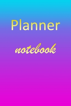 Paperback Planner: Blank Notebook - Wide Ruled Lined Paper Notepad - Writing Pad Practice Journal - Custom Personalized First Name Initia Book