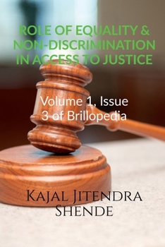 Paperback Role of Equality & Non-Discrimination in Access to Justice Book