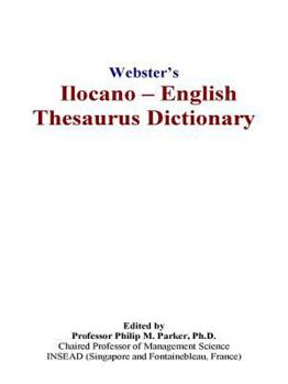 Paperback Webster's Ilocano - English Thesaurus Dictionary Book