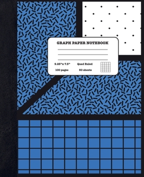 Graph Paper Notebook Quad Ruled 5x5: Chemistry and Science - Composition Notebook for Girls Boys Students - cute Notebook for College School - Geometric Shapes Design