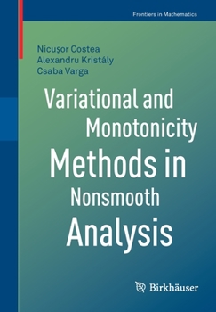 Paperback Variational and Monotonicity Methods in Nonsmooth Analysis Book