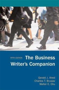 Spiral-bound The Business Writers Companion 5e Book