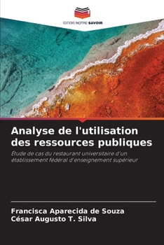 Paperback Analyse de l'utilisation des ressources publiques [French] Book