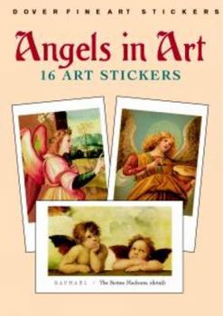 Paperback Angels in Art: 16 Art Stickers (Dover Art Stickers) Book