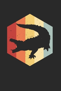 Krokodil Alligator Notizbuch: Krokodil Alligator Notizbuch f�r Liebhaber / Notizheft / Notizblock A5 (6x9in) Dotted Notebook / Punkteraster / 120 gepunktete Seiten