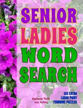 Paperback Senior Ladies Word Search [Large Print] Book