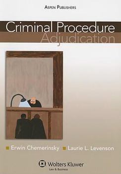 Paperback Criminal Procedure: Adjudication Book