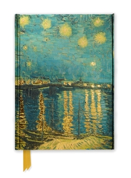 Hardcover Vincent Van Gogh: Starry Night Over the Rhône (Foiled Journal) Book