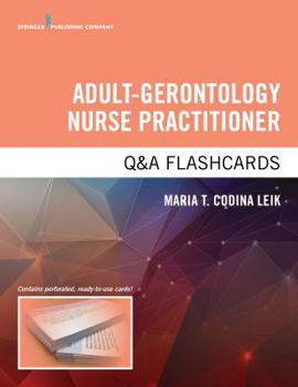 Cards Adult-Gerontology Nurse Practitioner Q&A Flashcards Book