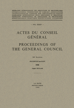 Actes du Conseil Général / Proceedings of the General Council