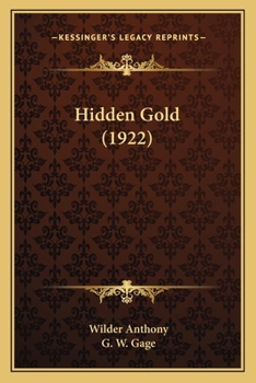Paperback Hidden Gold (1922) Book