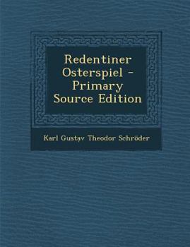 Paperback Redentiner Osterspiel [Latin] Book