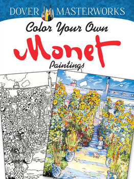 Paperback Color Your Own Monet Paintings Book