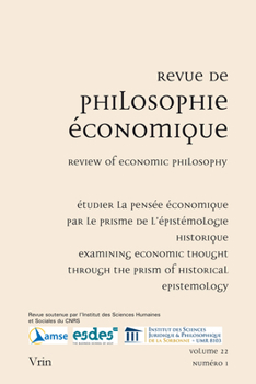 Paperback Etudier La Pensee Economique Par Le Prisme de l'Epistemologie Historique / Examining Economic Thought Through the Prism of Historical Epistemology [French] Book