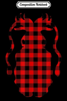 Composition Notebook: Cuttlefish Red Buffalo Plaid Animal Matching Family PJ Gift  Journal/Notebook Blank Lined Ruled 6x9 100 Pages
