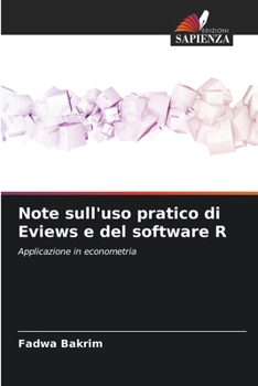 Paperback Note sull'uso pratico di Eviews e del software R [Italian] Book