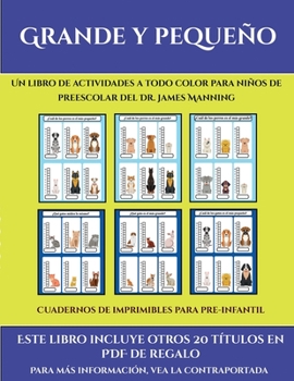 Paperback Cuadernos de imprimibles para pre-infantil (Grande y peque?o): Este libro contiene 30 fichas con actividades a todo color para ni?os de 4 a 5 a?os [Spanish] Book