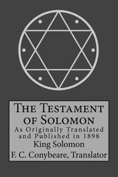 Paperback The Testament of Solomon Book