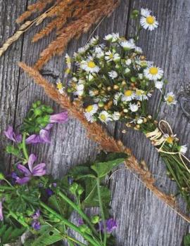 Paperback Wildflowers Notebook Large Size 8.5 x 11 Ruled 150 pages Softcover Book