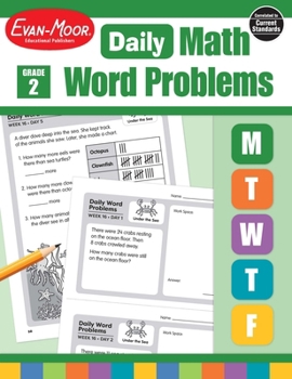 Paperback Daily Word Problems Math, Grade 2 Teacher Edition Book