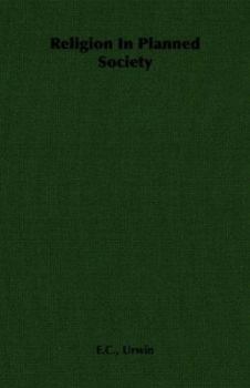 Paperback Religion in Planned Society Book