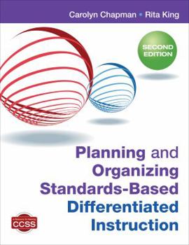 Paperback Planning and Organizing Standards-Based Differentiated Instruction Book