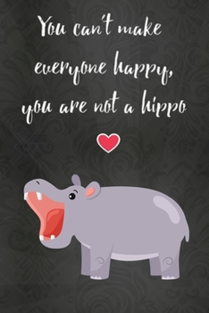 Paperback Thick Notebook: Lined Journal (120 Pages) - Hippo gifts for women, kids, stuff Book