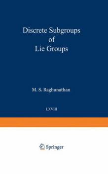 Paperback Discrete Subgroups of Lie Groups Book