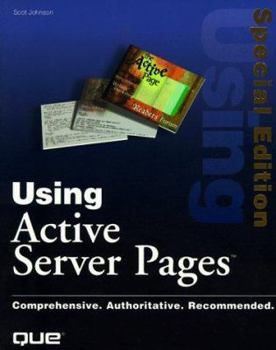 Paperback Special Edition Using Active Server Pages Book