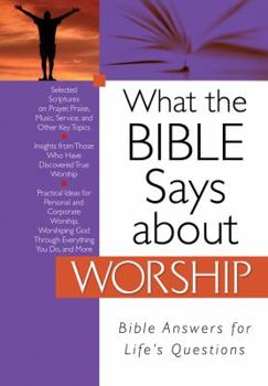 Paperback What the Bible Says about Worship Book