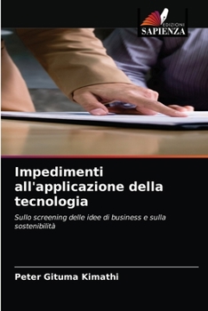 Paperback Impedimenti all'applicazione della tecnologia [Italian] Book