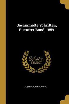 Paperback Gesammelte Schriften, Fuenfter Band, 1859 [German] Book