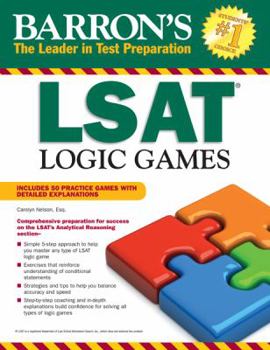 Paperback Barron's LSAT Logic Games Book