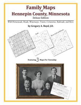Paperback Family Maps of Hennepin County, Minnesota Book