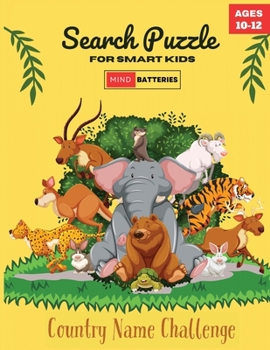 Paperback Search Puzzle for Smart Kids by mindBatteries Book