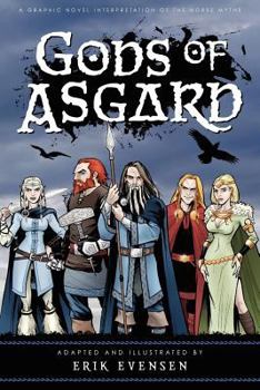 Paperback Gods of Asgard: A graphic novel interpretation of the Norse myths Book