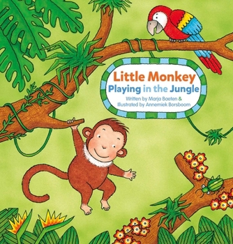 Board book Little Monkey. Playing in the Jungle Book