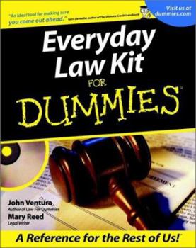 Paperback Everyday Law Kit for Dummies [With CDROM] Book