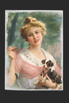 Vintage Women Girl Lined Notebook