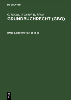 Hardcover §§ 18-20 [German] Book