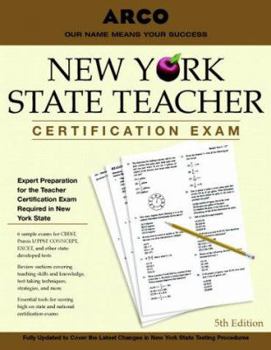 Paperback Arco New York State Teacher Certification Exams Book